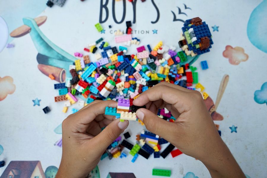 Bloques LEGO infantiles de construcción