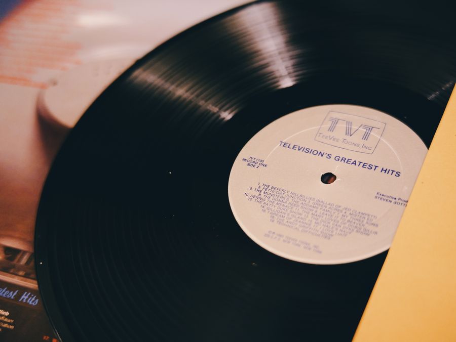 Disco de vinilo vintage Television's Greatest Hits