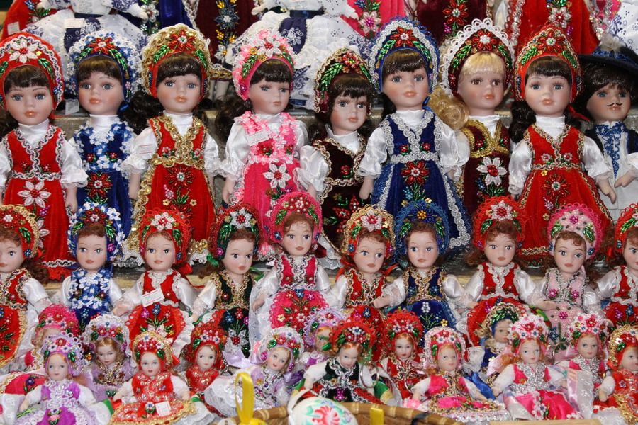 Muñecas tradicionales húngaras colección cultural