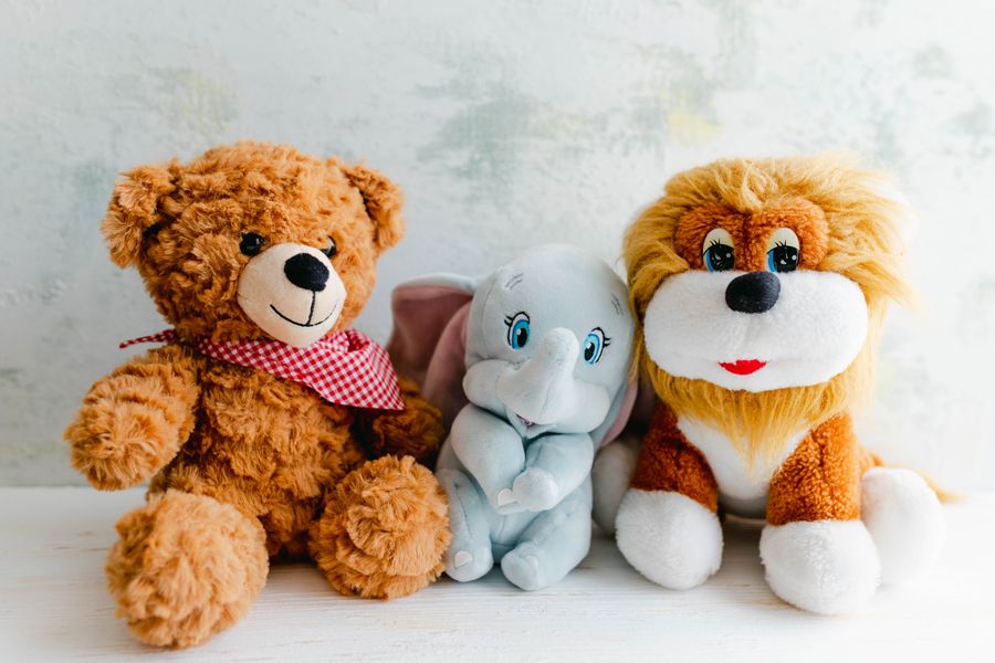 Peluches infantiles para lavado seguro