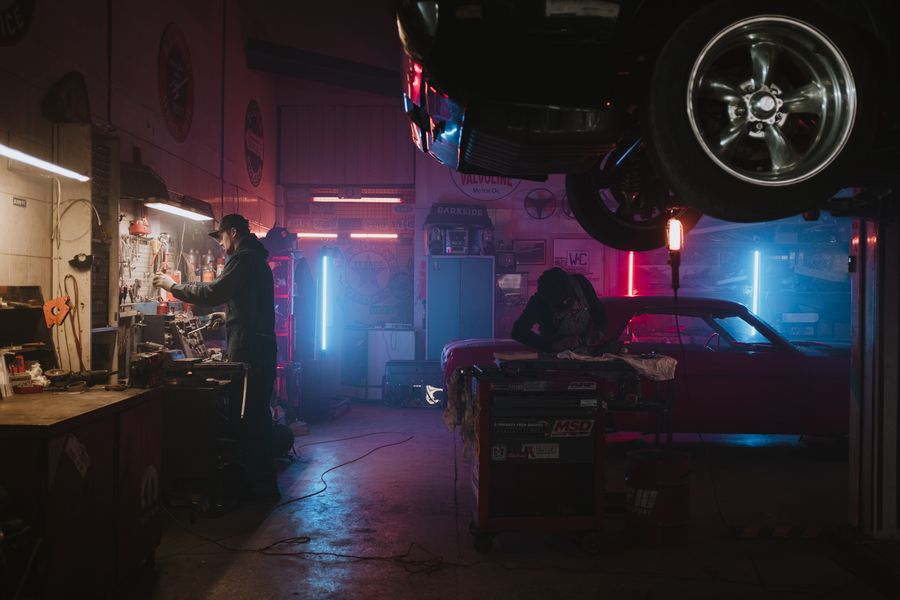 Taller rural de reparación automotriz